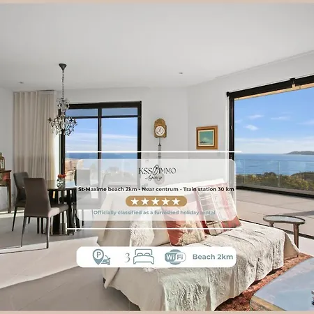 Appt De Luxe 5 Etoiles - Vue - 3 Lejlighed Sainte-Maxime